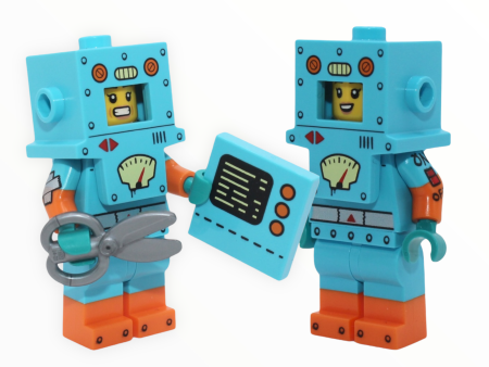 LEGO Series 23: Cardboard Robot Hot on Sale