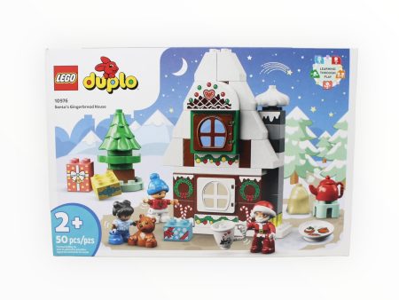 Retired Set 10976 DUPLO Santa’s Gingerbread House For Sale