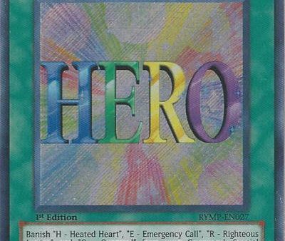 Hero Flash!! [RYMP-EN027] Secret Rare Sale