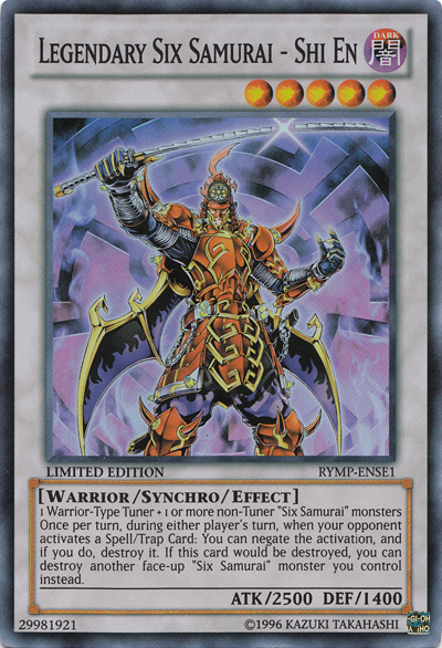 Legendary Six Samurai - Shi En [RYMP-ENSE1] Super Rare For Discount