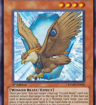 Crystal Beast Cobalt Eagle [RYMP-EN045] Super Rare Online now