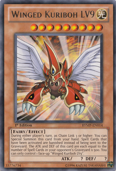 Winged Kuriboh LV9 [RYMP-EN014] Rare on Sale