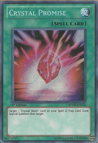 Crystal Promise [RYMP-EN052] Secret Rare Online Hot Sale